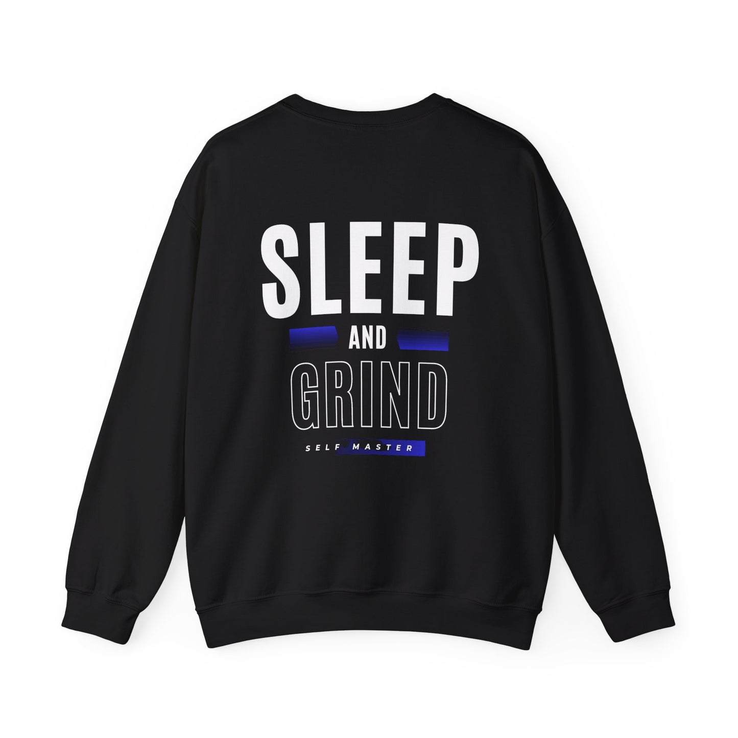 Self Mastery Unisex Heavy Blend™ Crewneck Sweatshirt, Motivational Apparel, Perfect for Gym Lovers, Ideal Gift for Men, Sleep and Grind